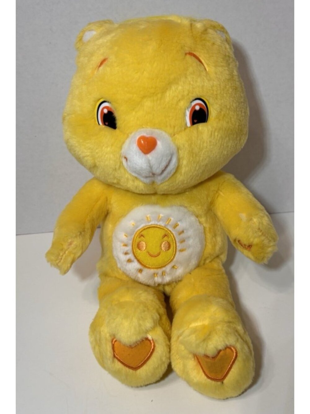 2007 Care Bears Funshine Bear  14” Yellow Plush Animated Sings Talks WORKS
